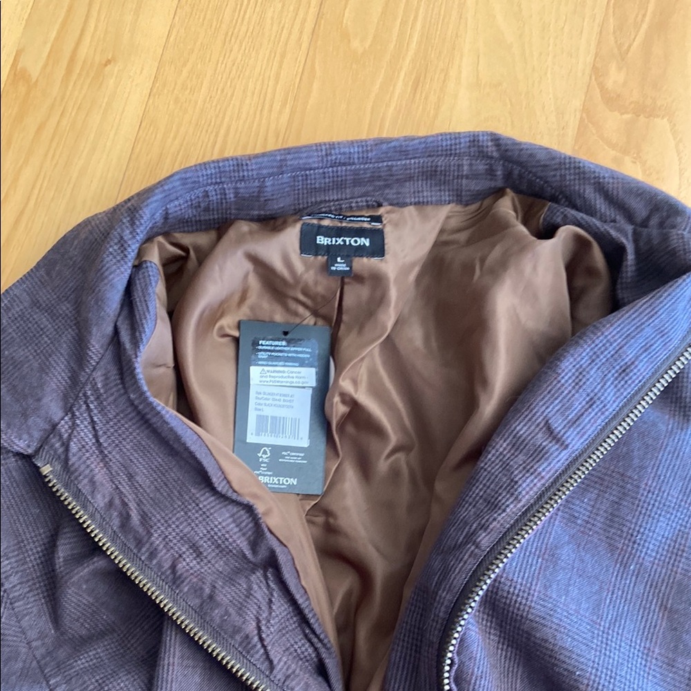 Brixton Jacket with Tan Lining